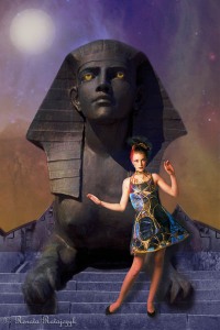 Egyptian Travels - 1 - creative fantasy fashion, digitally enhanced photography