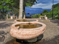A beautiful and original fountain, with a motive of a fox. I found it in the little village of Spiazzi in Lake Garda area, Italy.