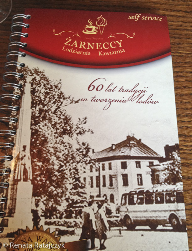 Zarnecky Cafe menu, Zakopane, Poland, 2017. 